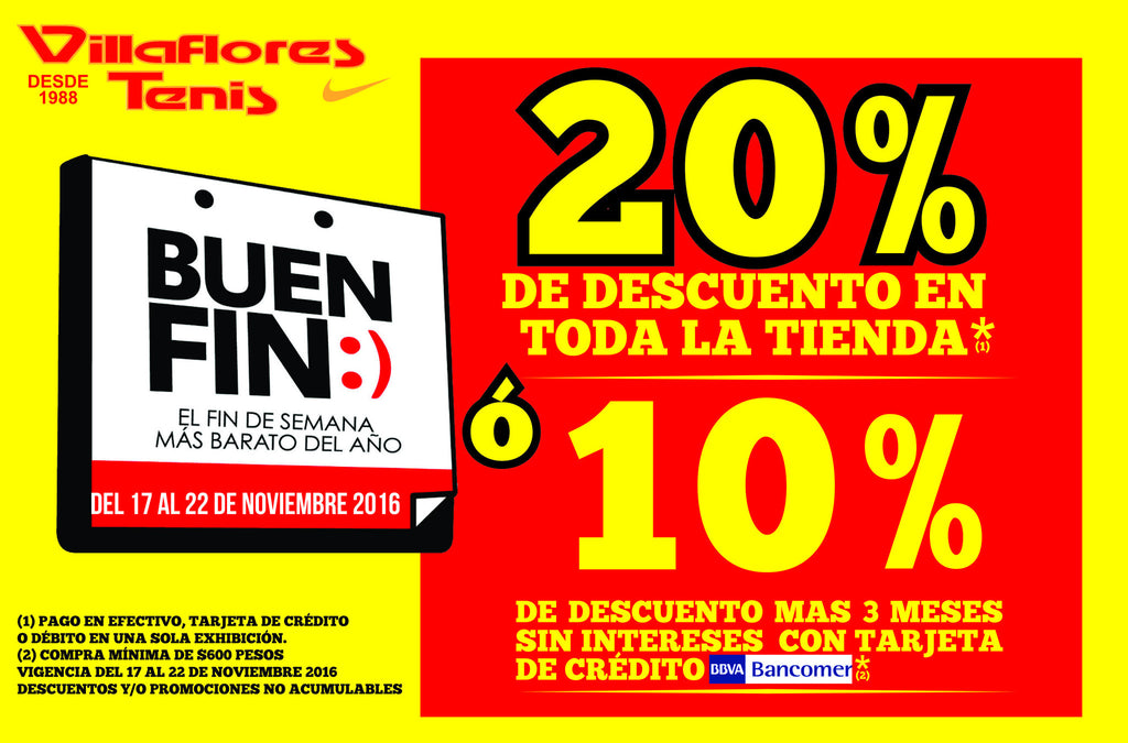 TENIS VILLAFORES AL 20% DE DESCUENTO