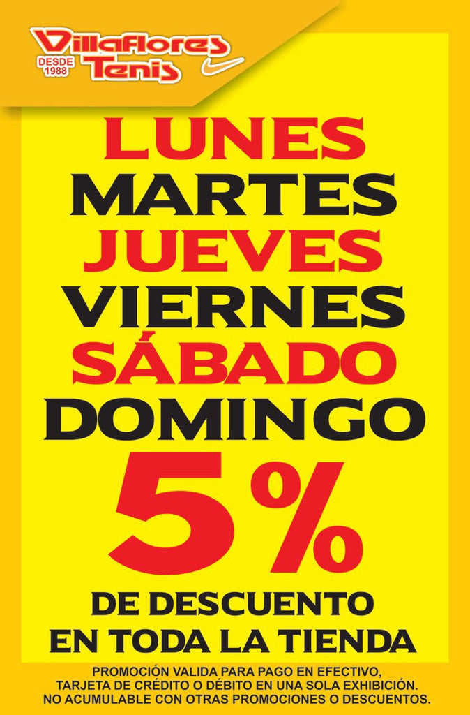 ¡Excelente promociones en Tenis Villaflores!